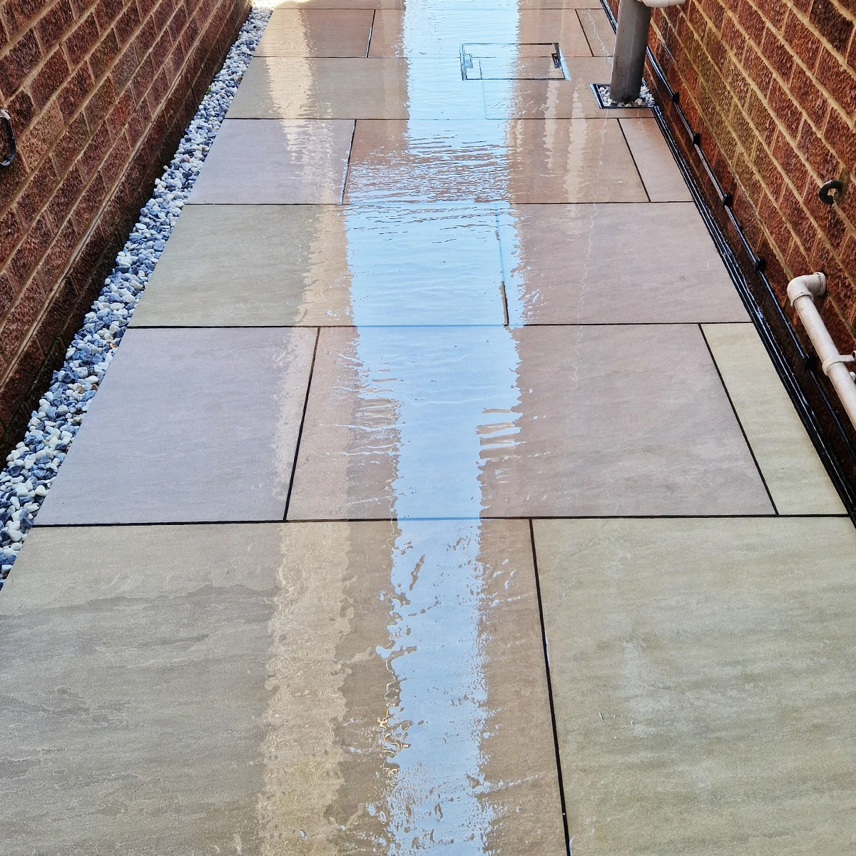 Raj Green Outdoor Porcelain Paving Tiles - 600x900 - 20mm