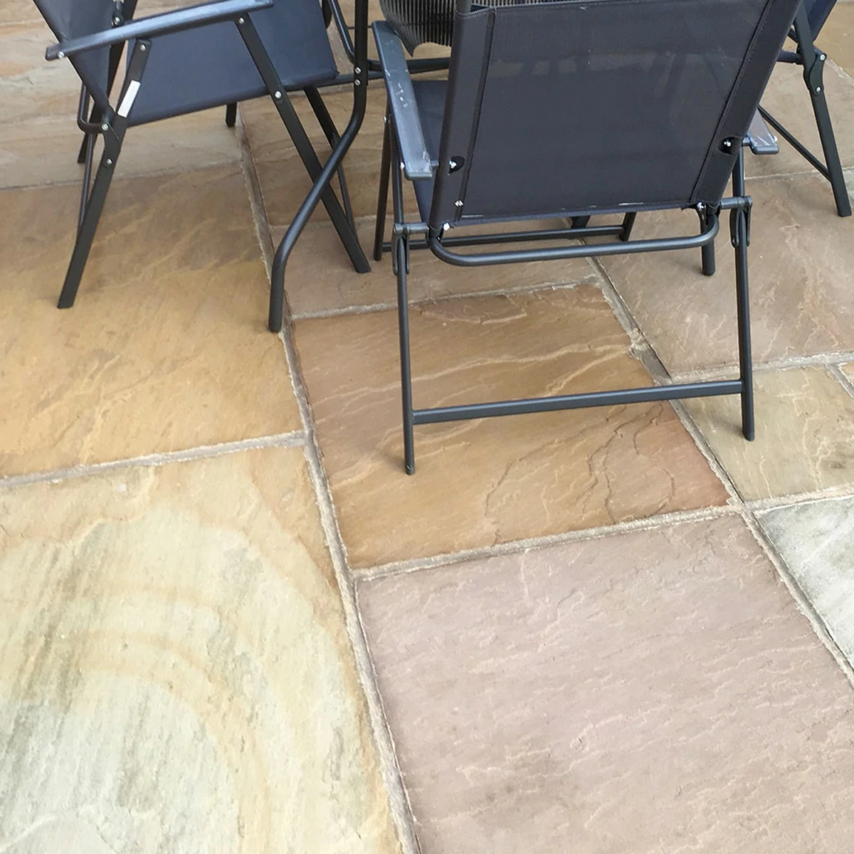 Rippon Buff Indian Sandstone Paving Slabs - Riven - 600x290 - 22mm