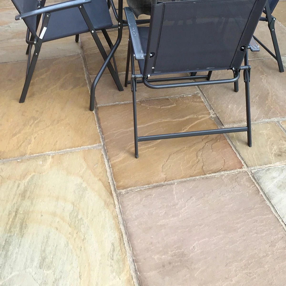 Rippon Buff Indian Sandstone Paving Slabs - Riven - 600x900 - 22mm