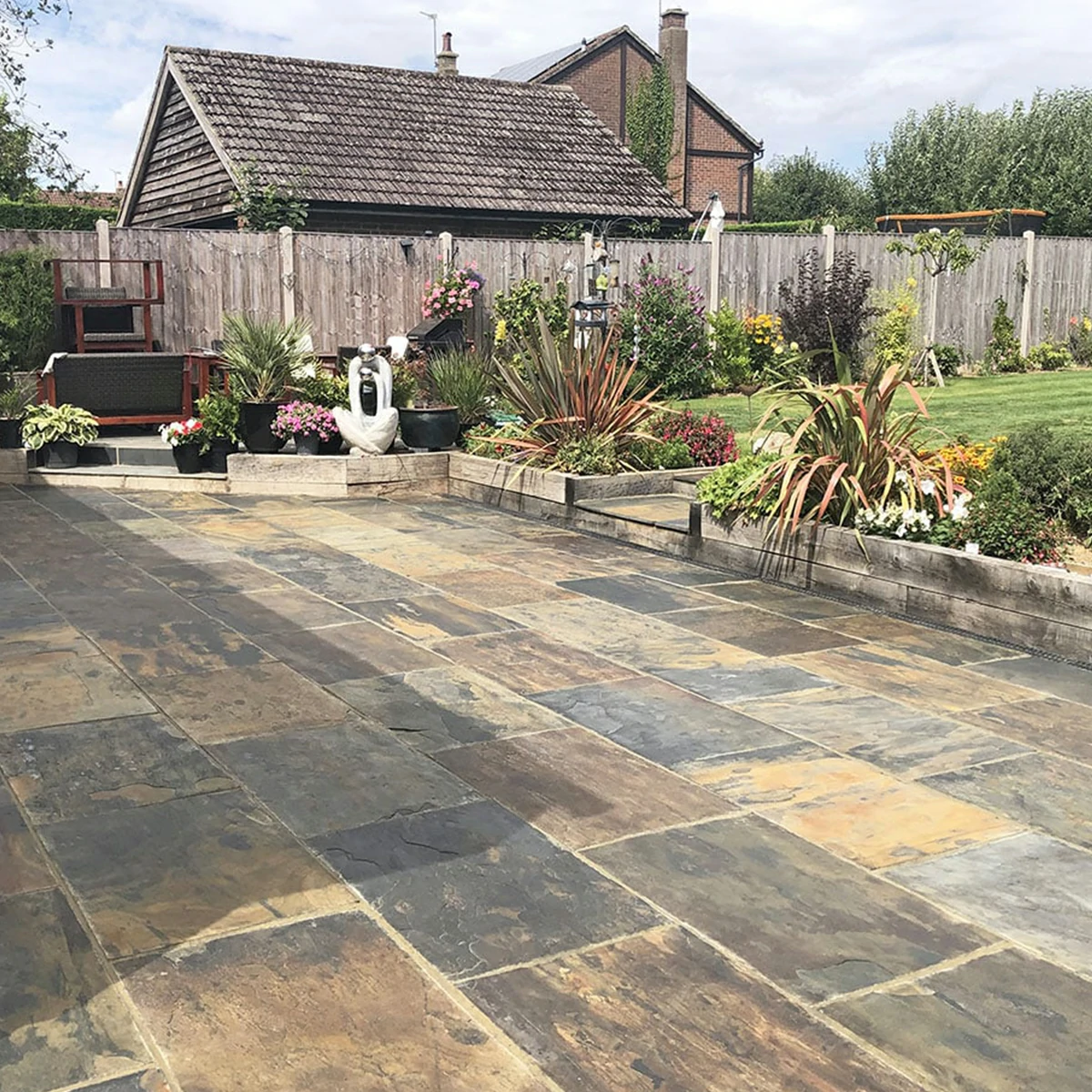 Rustic Copper Slate Paving Slabs - 600x900 - 20mm