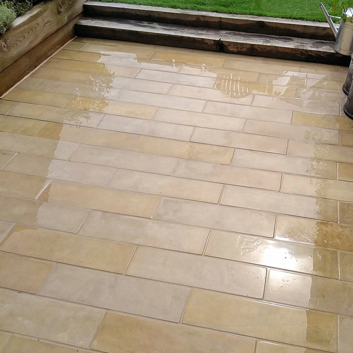Sawn Mint Indian Sandstone Paving - 600x150 - 20mm