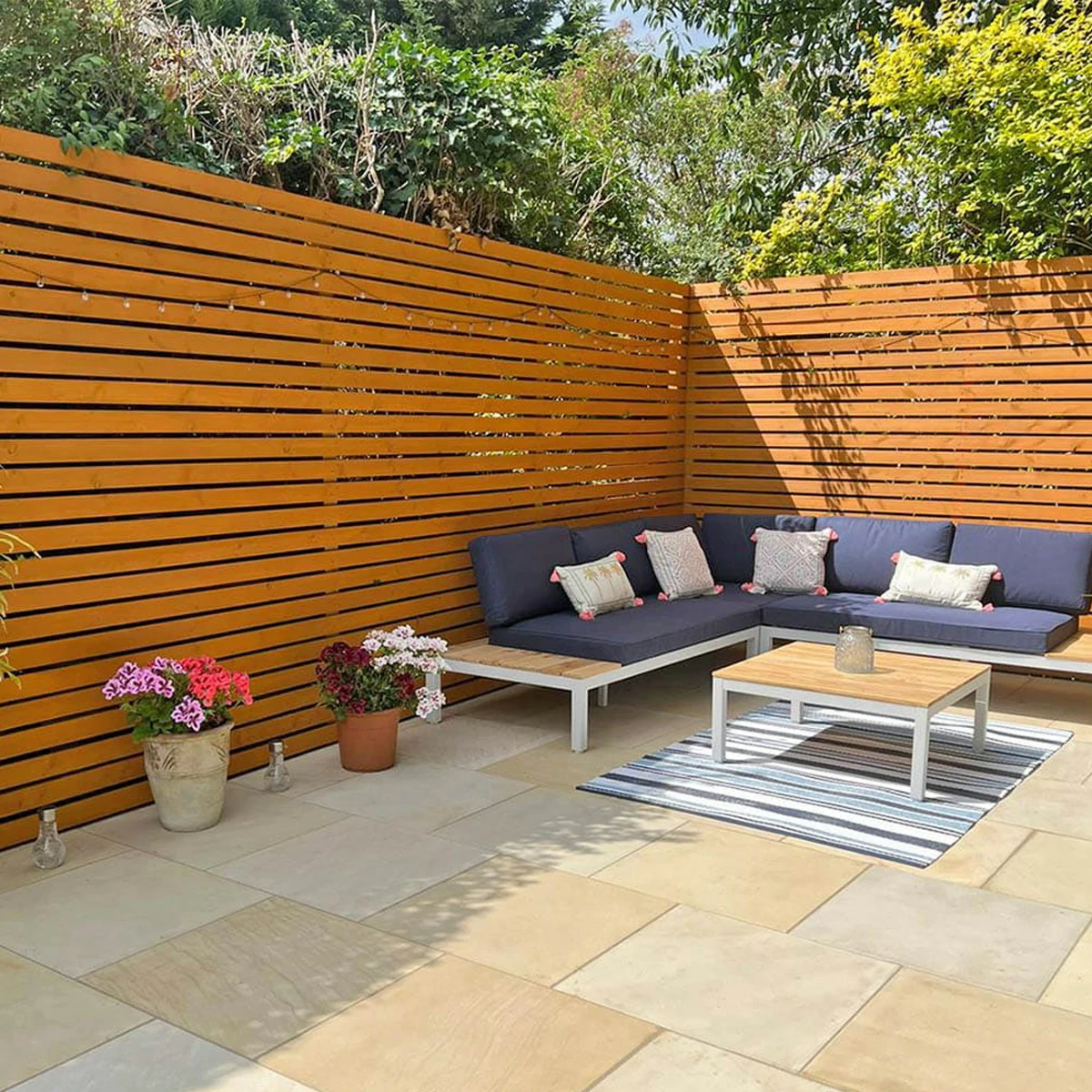 Sawn Mint Indian Sandstone Paving Slabs - 600x900 - 20mm