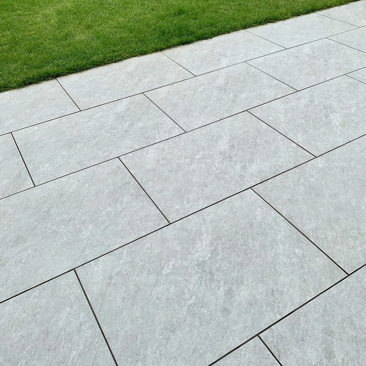 Silver Grey Outdoor Porcelain Paving Tiles - 1200x600 - 20mm