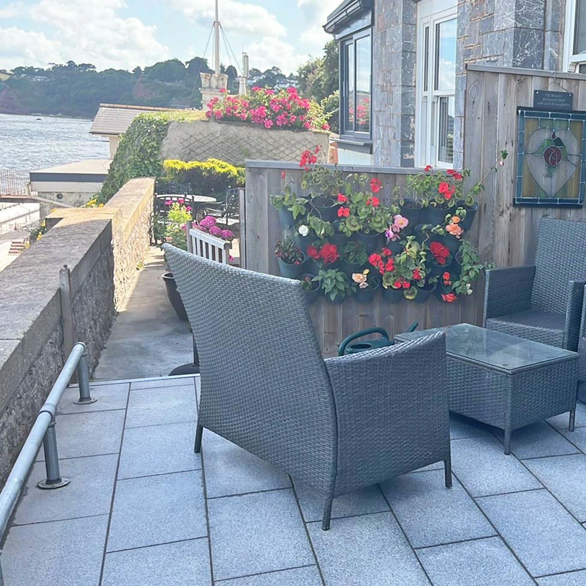 Silver Grey Granite Paving Slabs - 295x295 - 20mm