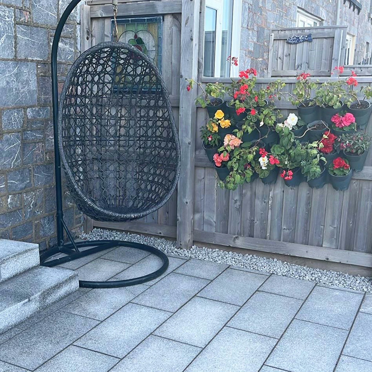 Silver Grey Granite Paving Slabs - 295x295 - 20mm