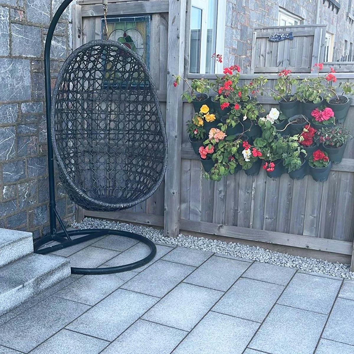 Silver Grey Granite Paving Slabs - 600x300 - 20mm