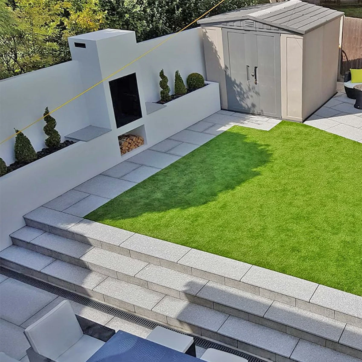 Silver Grey Granite Paving Slabs - 600x900 - 20mm