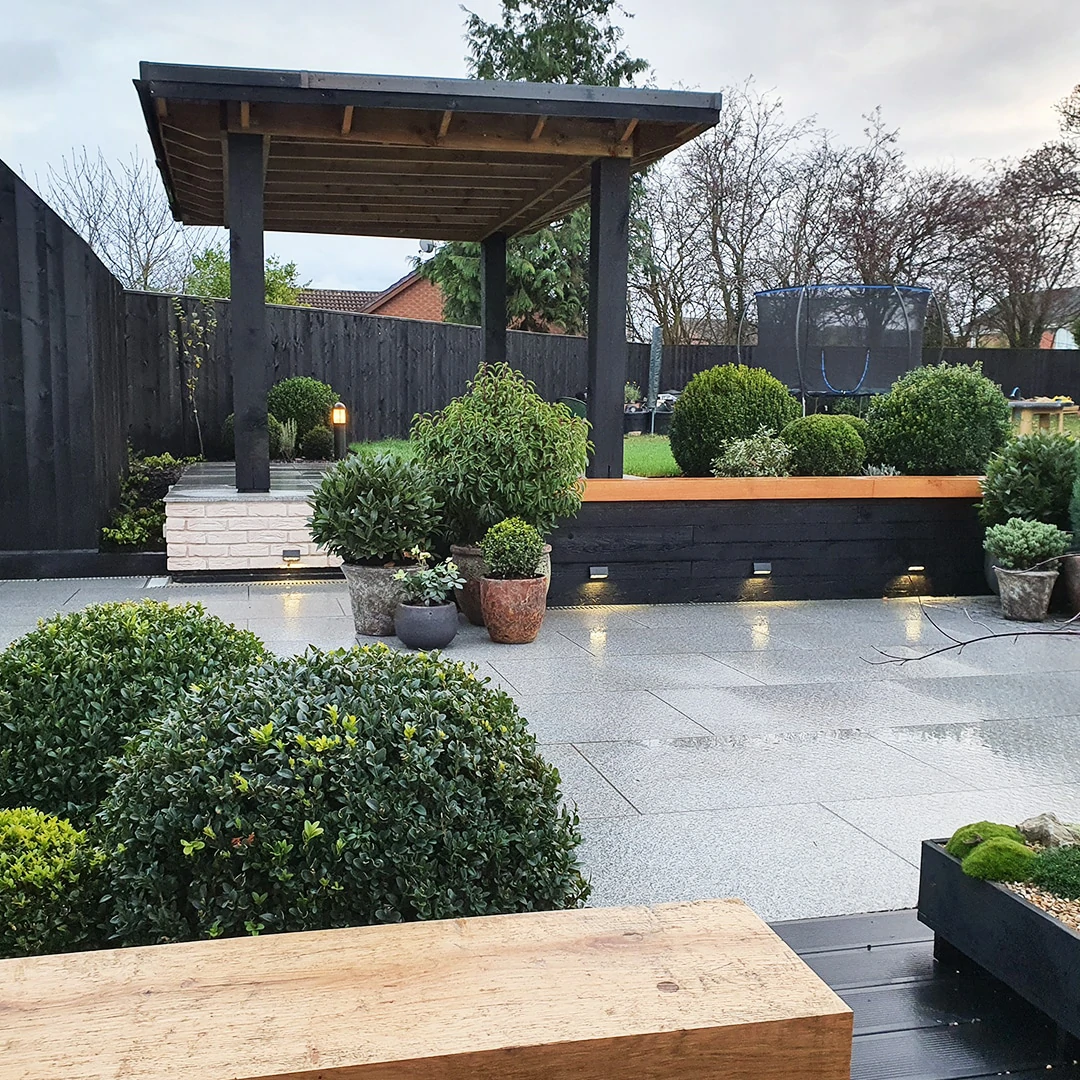 Silver Grey Granite Paving Slabs - 600x900 - 20mm