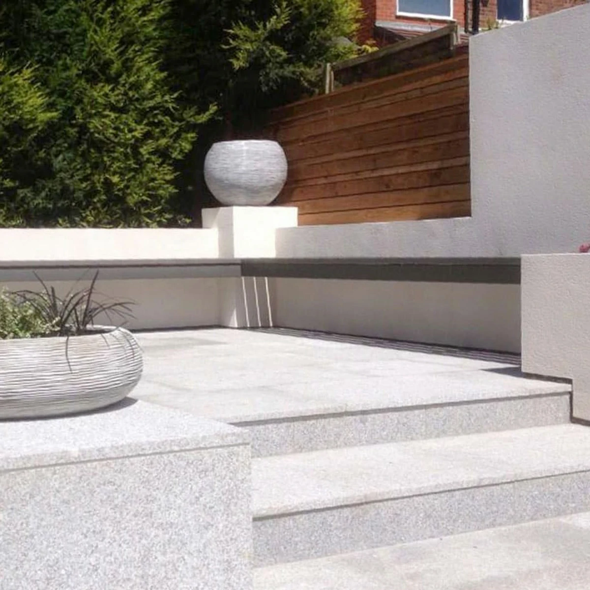 Silver Grey Granite Paving Slabs - 600x600 - 20mm