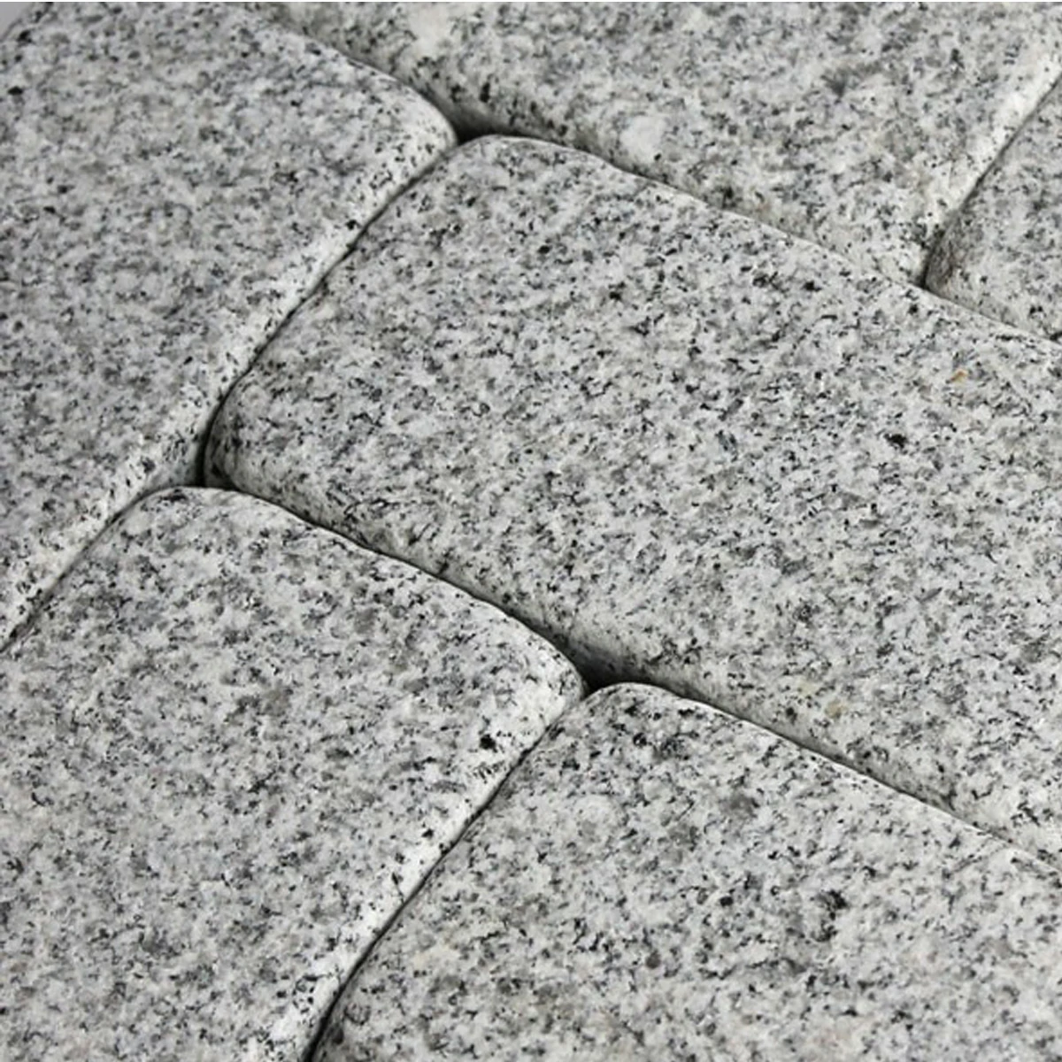 Silver Grey Granite Setts - 200x100 - 30mm