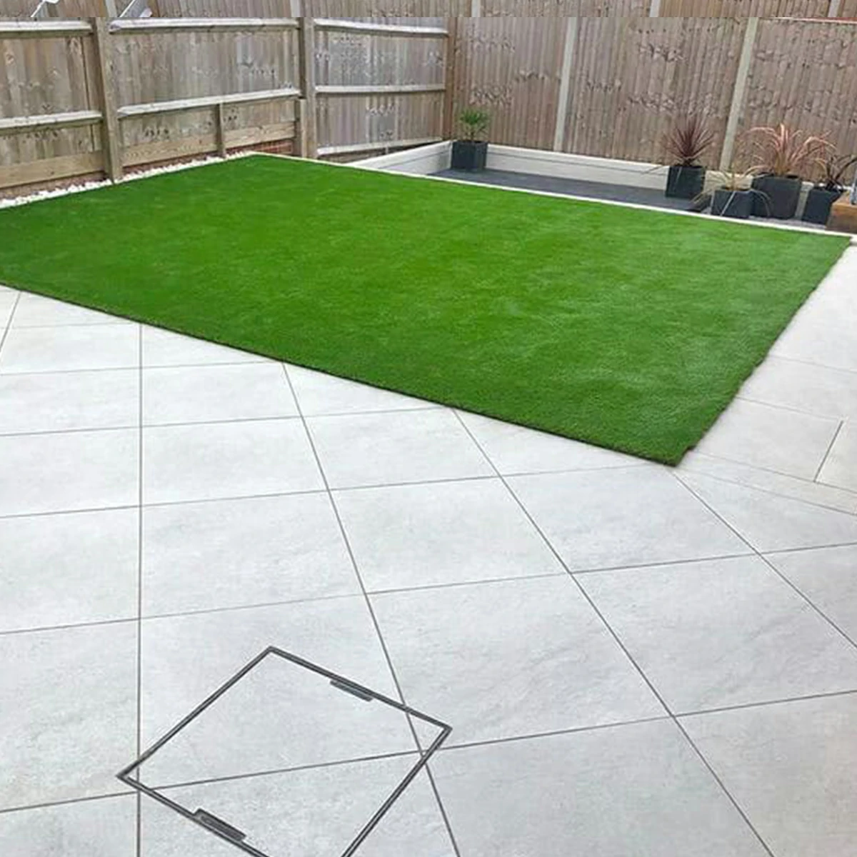 Silver Grey Outdoor Porcelain Paving Tiles - 600x600 - 20mm