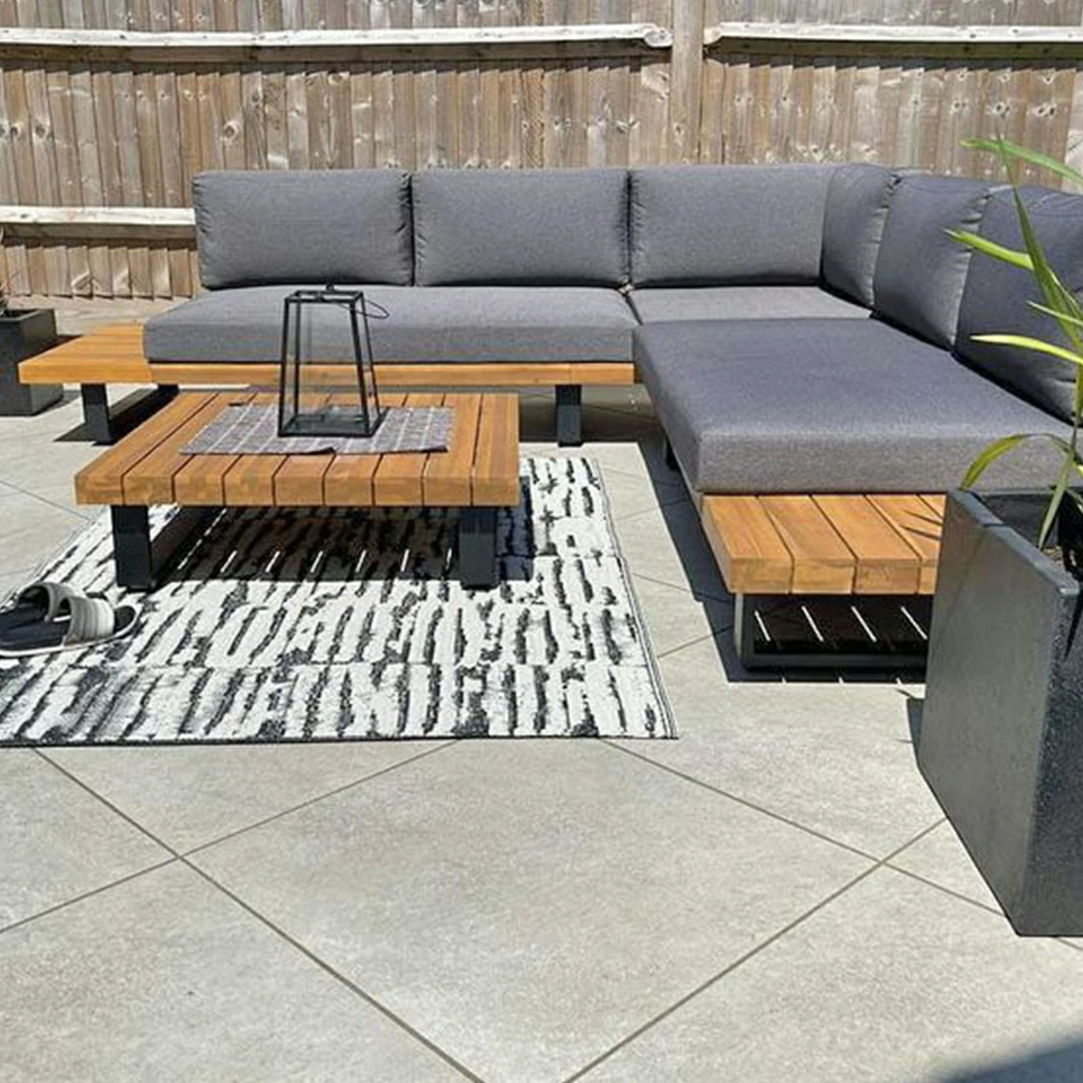 Silver Grey Outdoor Porcelain Paving Tiles - 600x600 - 20mm