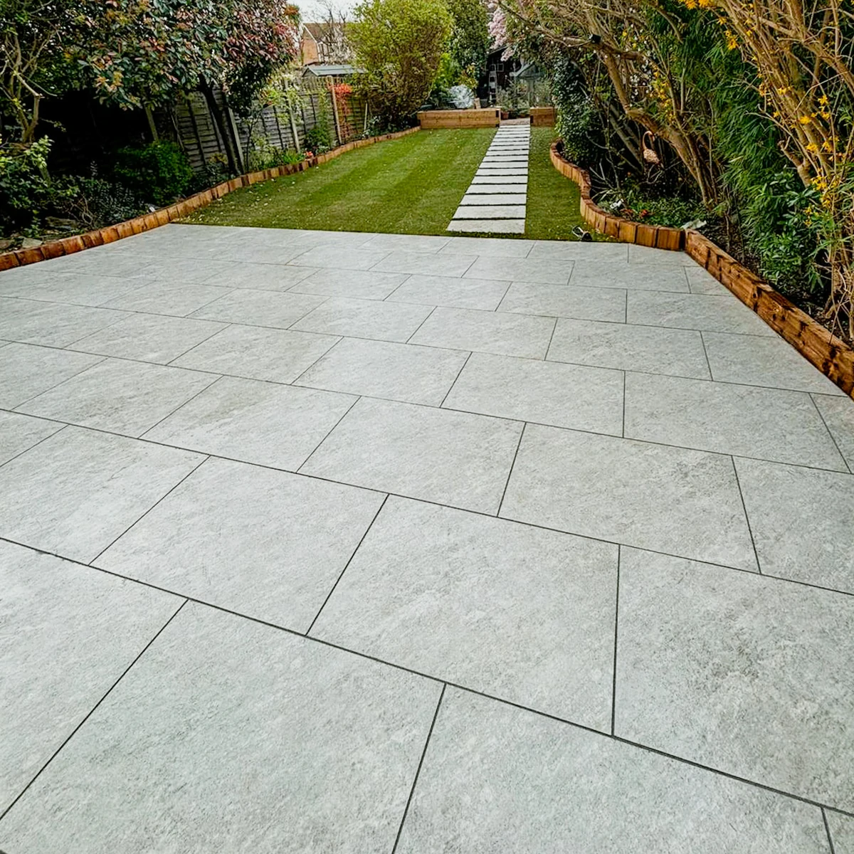 Silver Grey Outdoor Porcelain Paving Tiles - 600x900 - 20mm