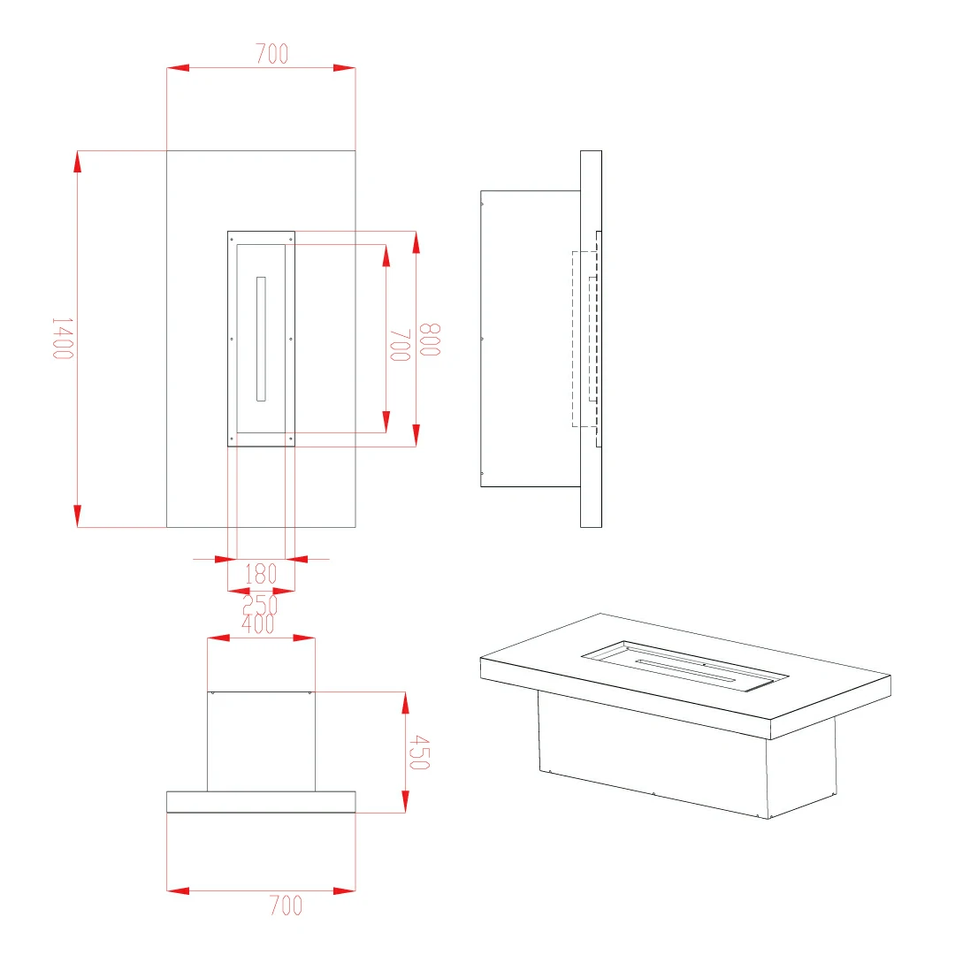 Terrill Bioethanol Fireplace