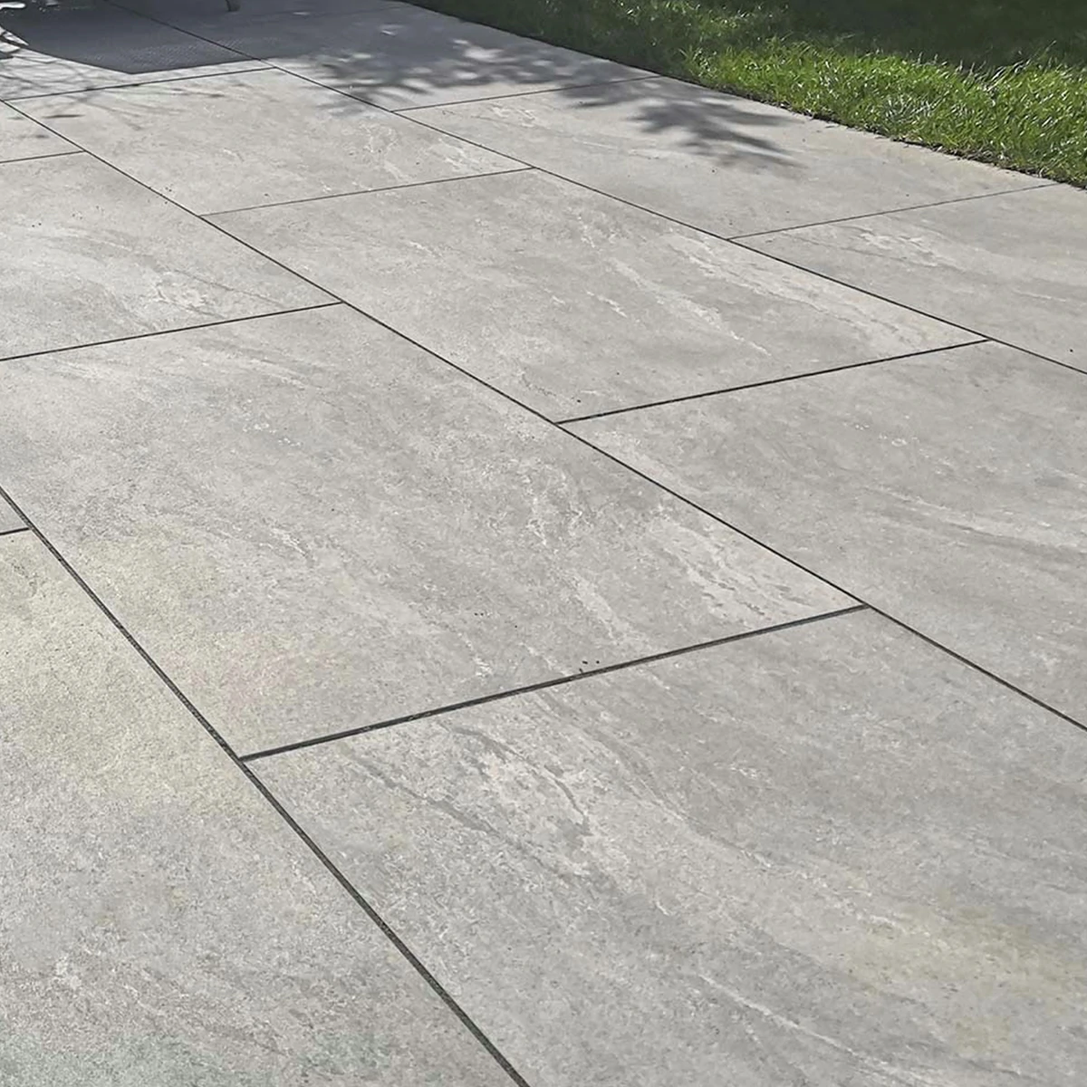 Valencia Grey Outdoor Porcelain Paving Tiles - 1200x600 - 20mm