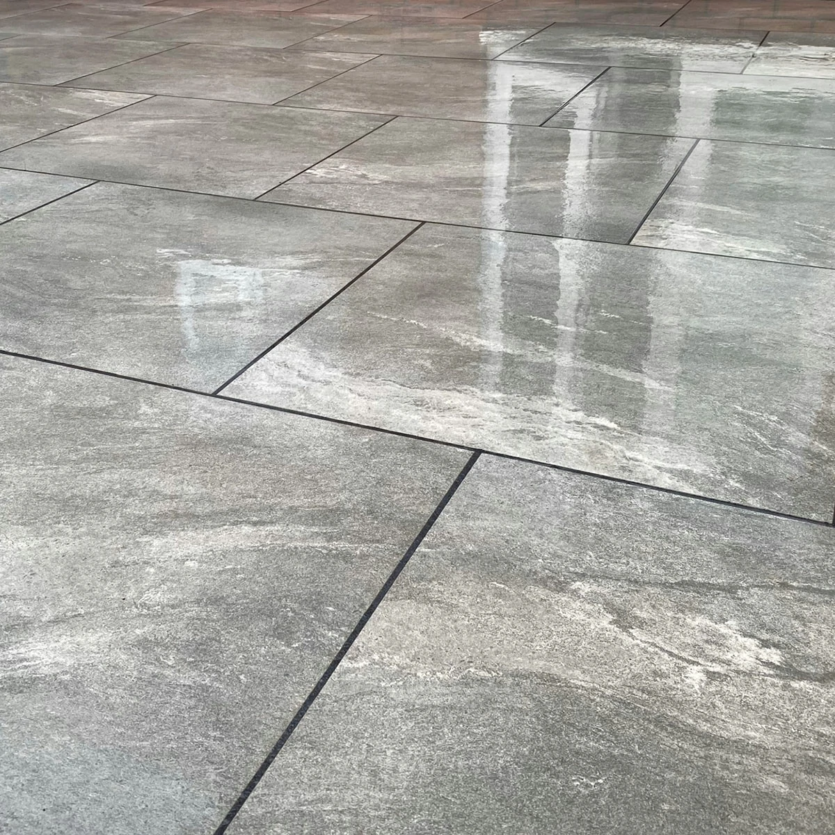 Valencia Grey Outdoor Porcelain Paving Tiles - 1200x600 - 20mm