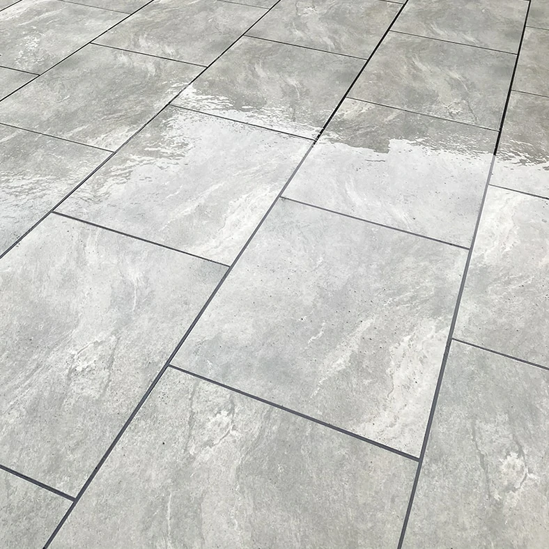 Valencia Grey Outdoor Porcelain Paving Tiles - 1200x600 - 20mm