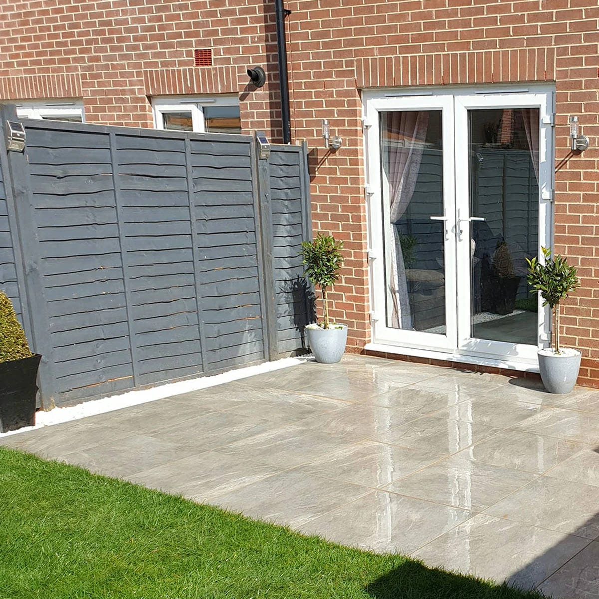 Valencia Grey Outdoor Porcelain Paving Tiles - 600x600 - 20mm