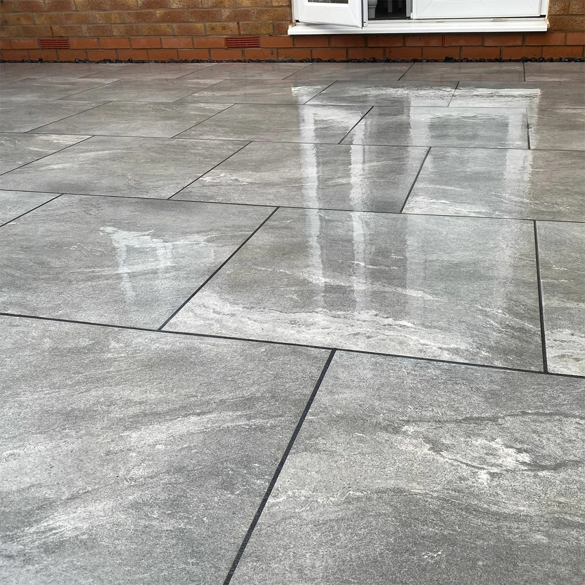 Valencia Grey Outdoor Porcelain Paving Tiles - 600x600 - 20mm