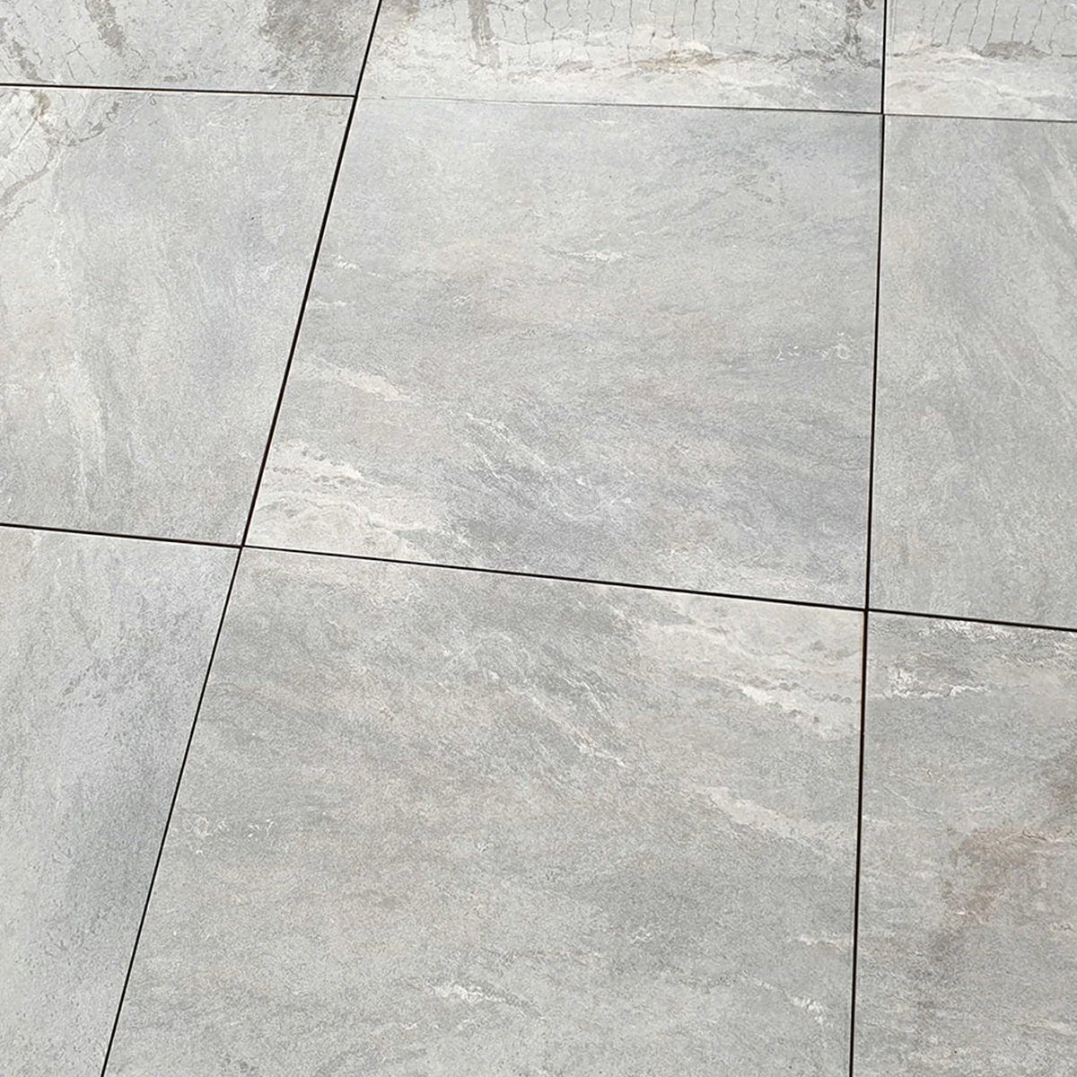 Valencia Grey Outdoor Porcelain Paving Tiles - 600x600 - 20mm