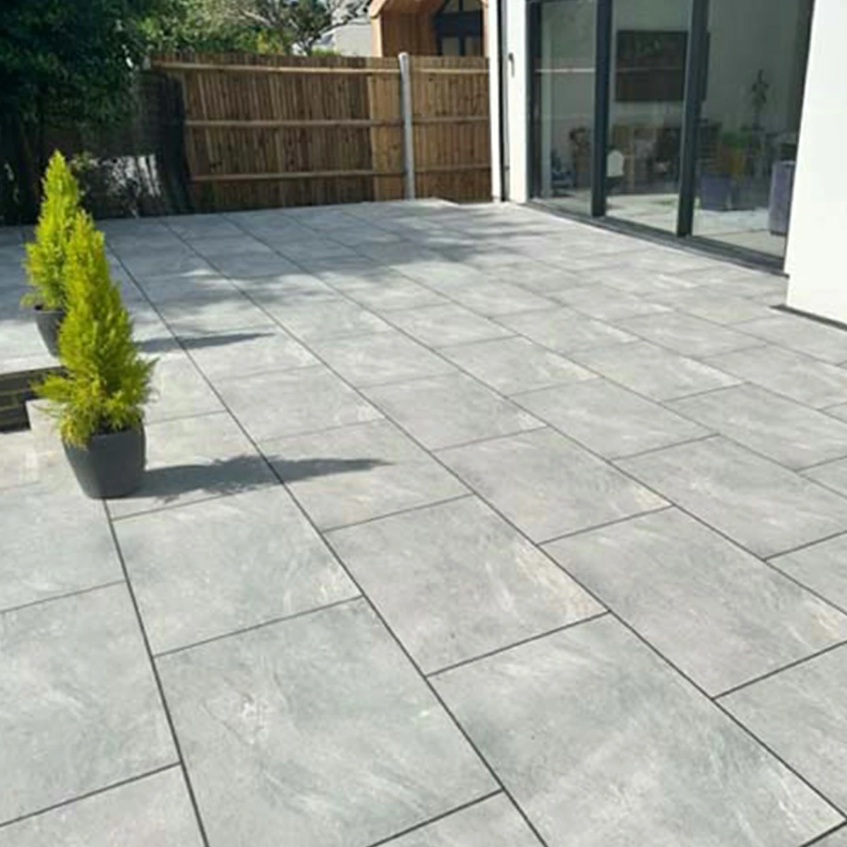 Valencia Grey Outdoor Porcelain Paving Tiles - 600x900 - 20mm