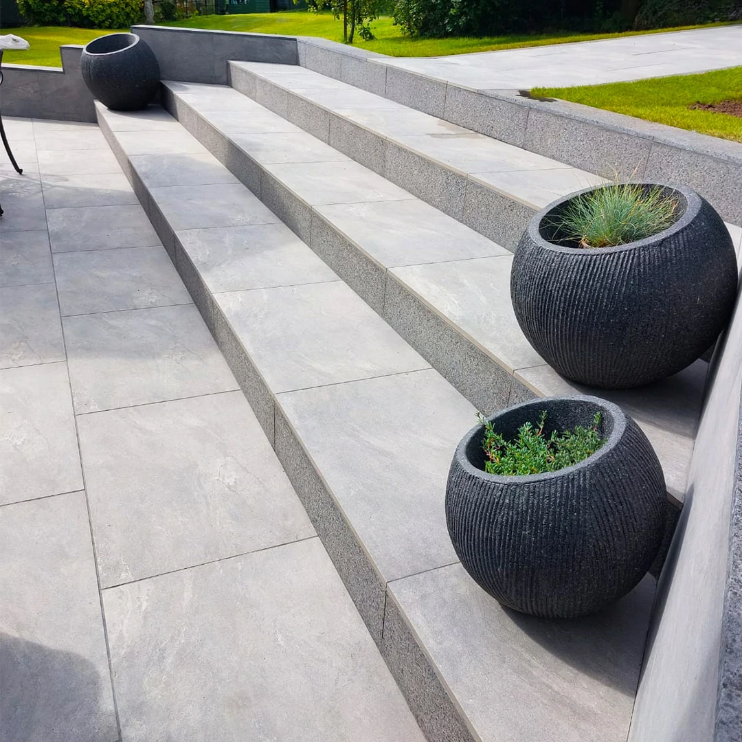 Valencia Grey Outdoor Porcelain Paving Tiles - 600x900 - 20mm