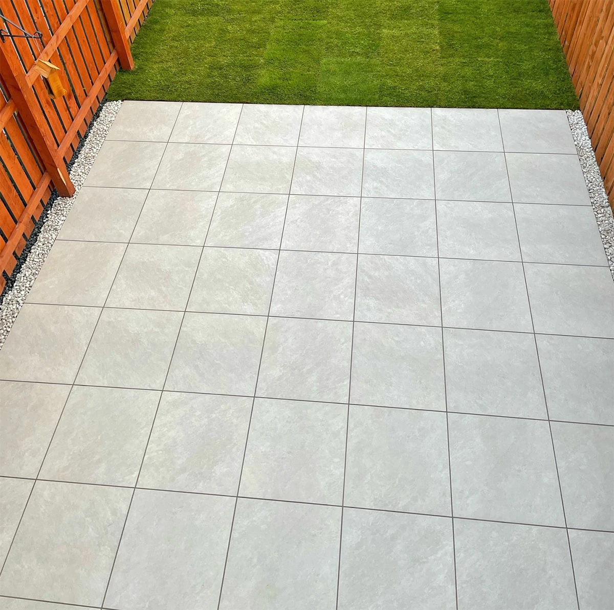 White Outdoor Porcelain Paving Tiles - 600x600 - 20mm