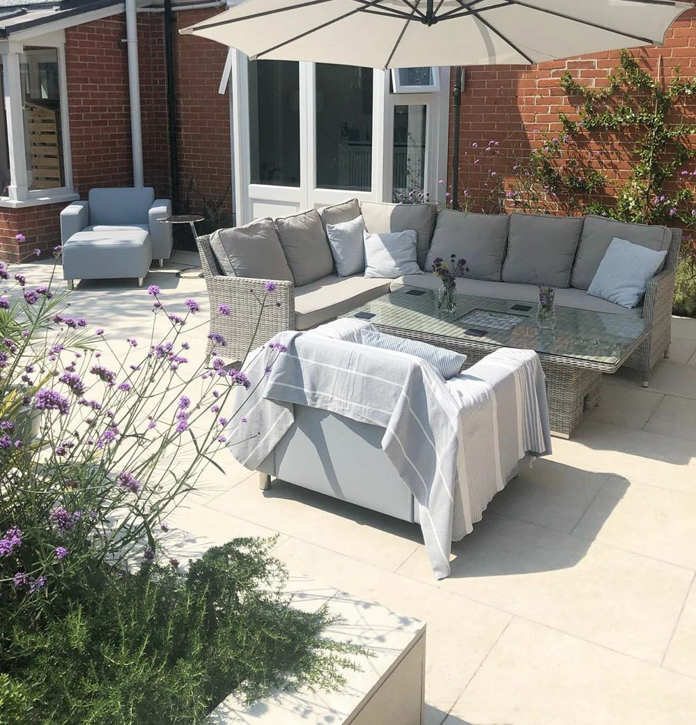 White Outdoor Porcelain Paving Tiles - 600x900 - 20mm