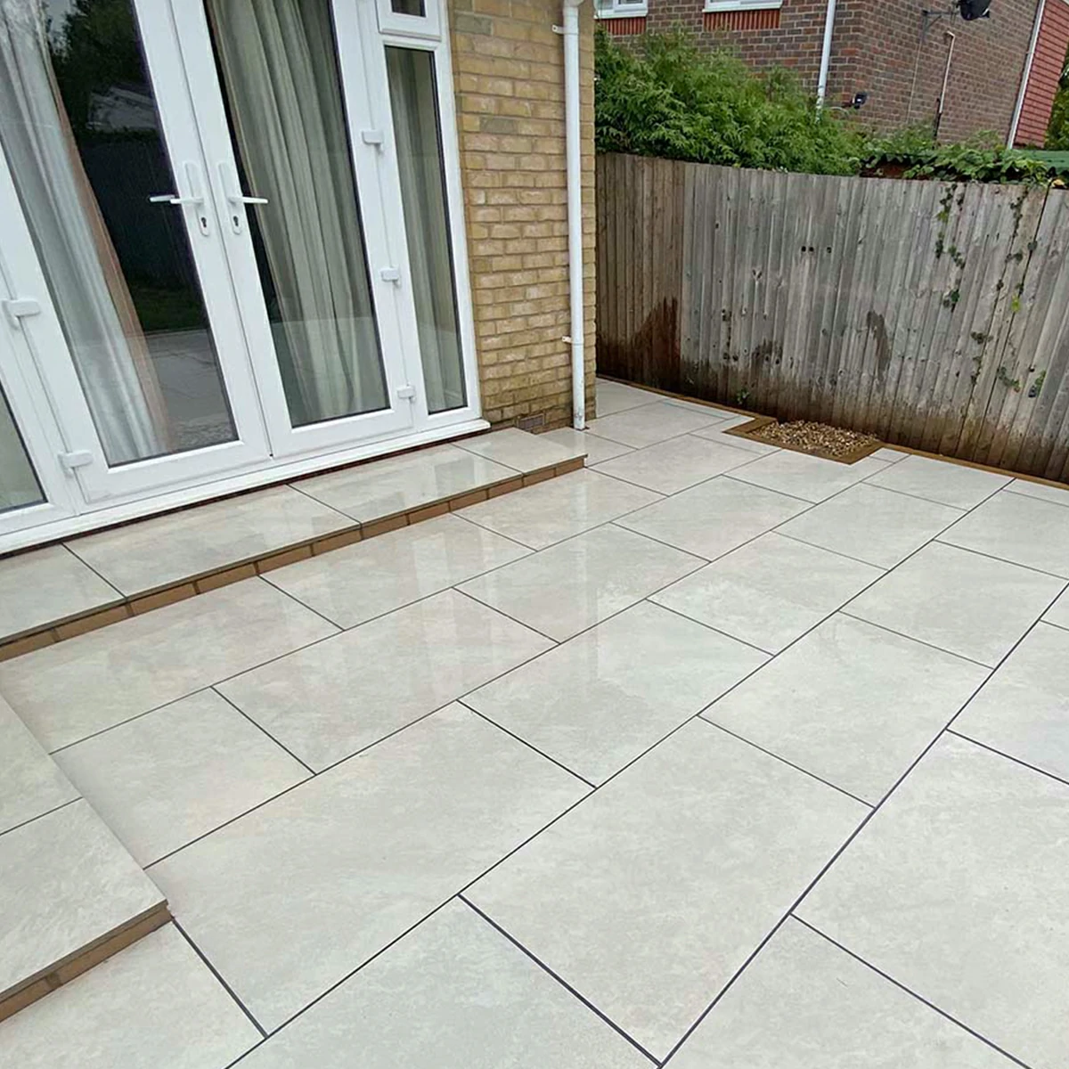 White Outdoor Porcelain Paving Tiles - 600x900 - 20mm