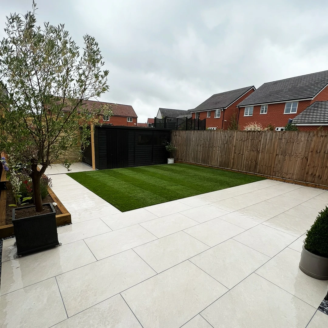 White Outdoor Porcelain Paving Tiles - 600x900 - 20mm