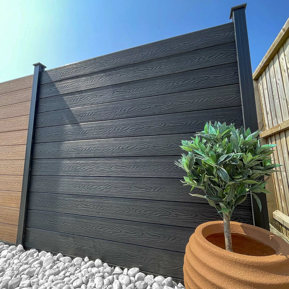 Composite Fencing Panel Kit - 3D Embossed