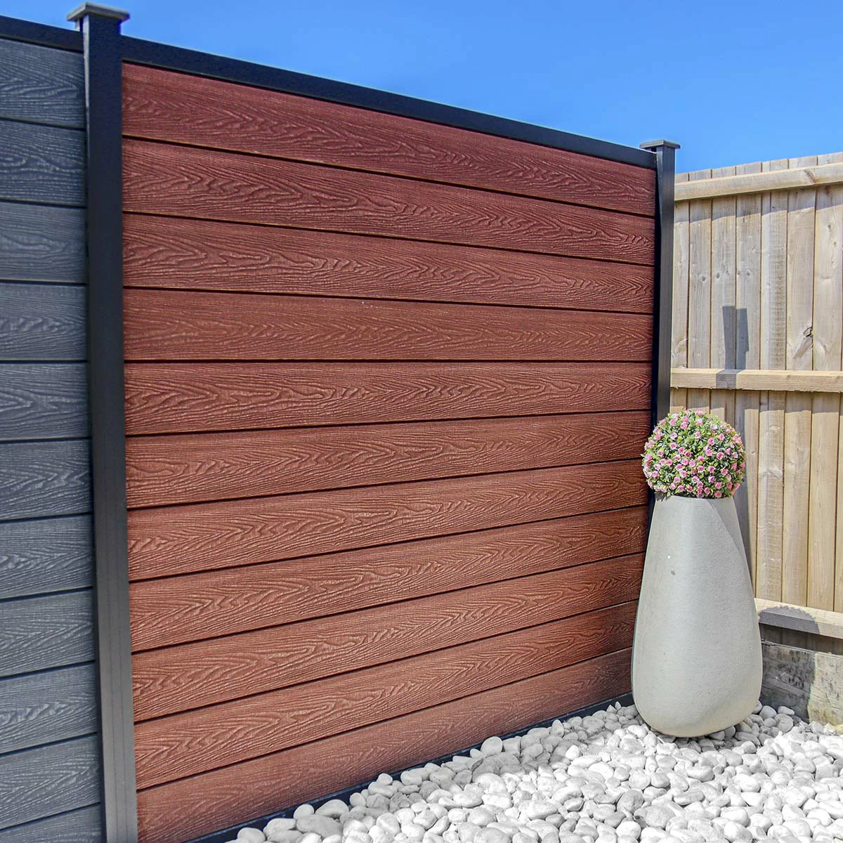 Composite Fencing Panel Kit - 3D Embossed