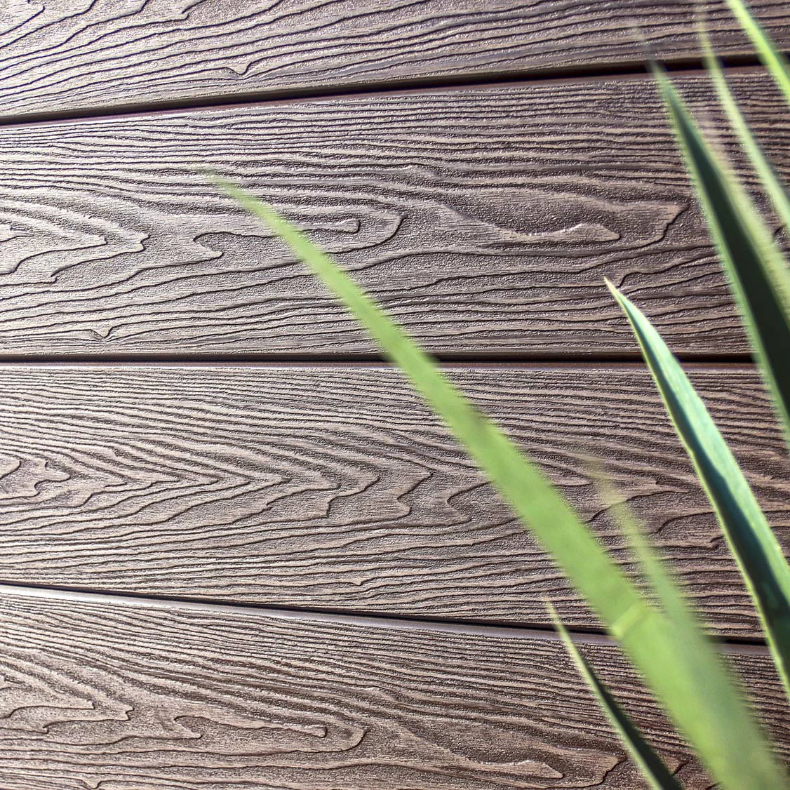 Composite Fencing Panel Kit - 3D Embossed With PVC Screen - Pebbles - Grey