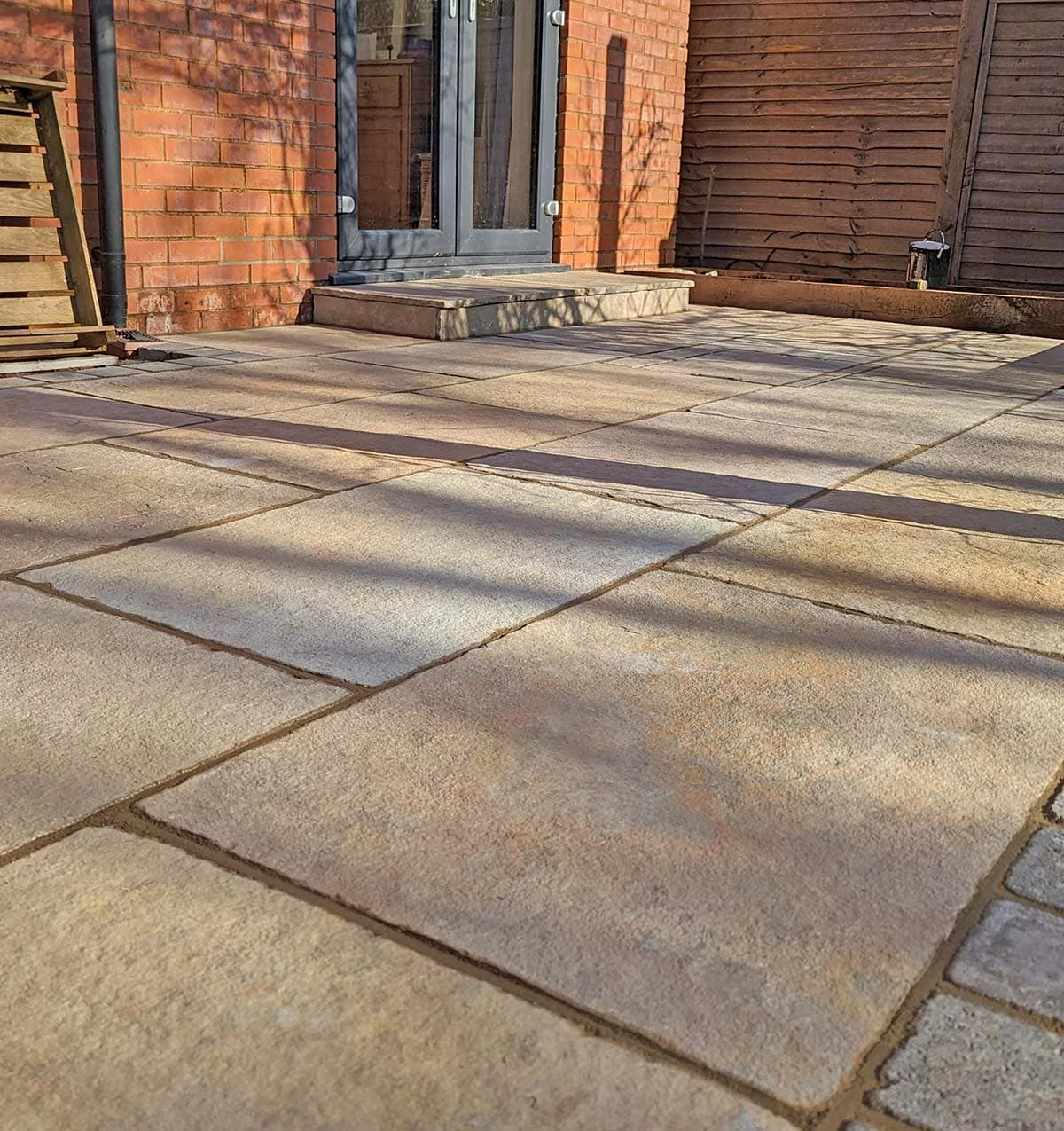 Yellow Indian Limestone Paving Slabs - Sawn Edges - 600x900 - 22mm