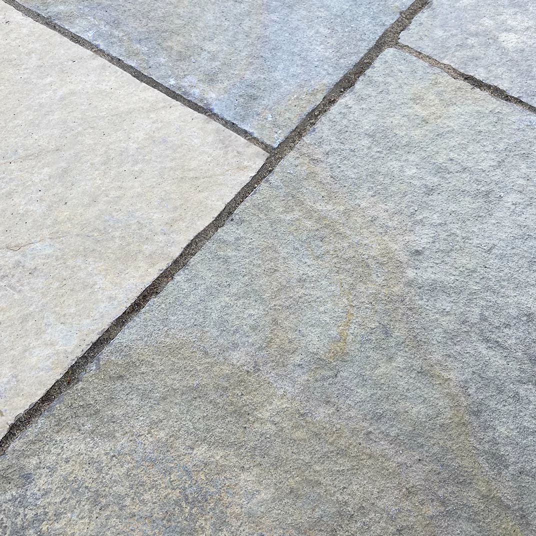 Yellow Indian Limestone Paving Slabs - Sawn Edges - 600x900 - 22mm