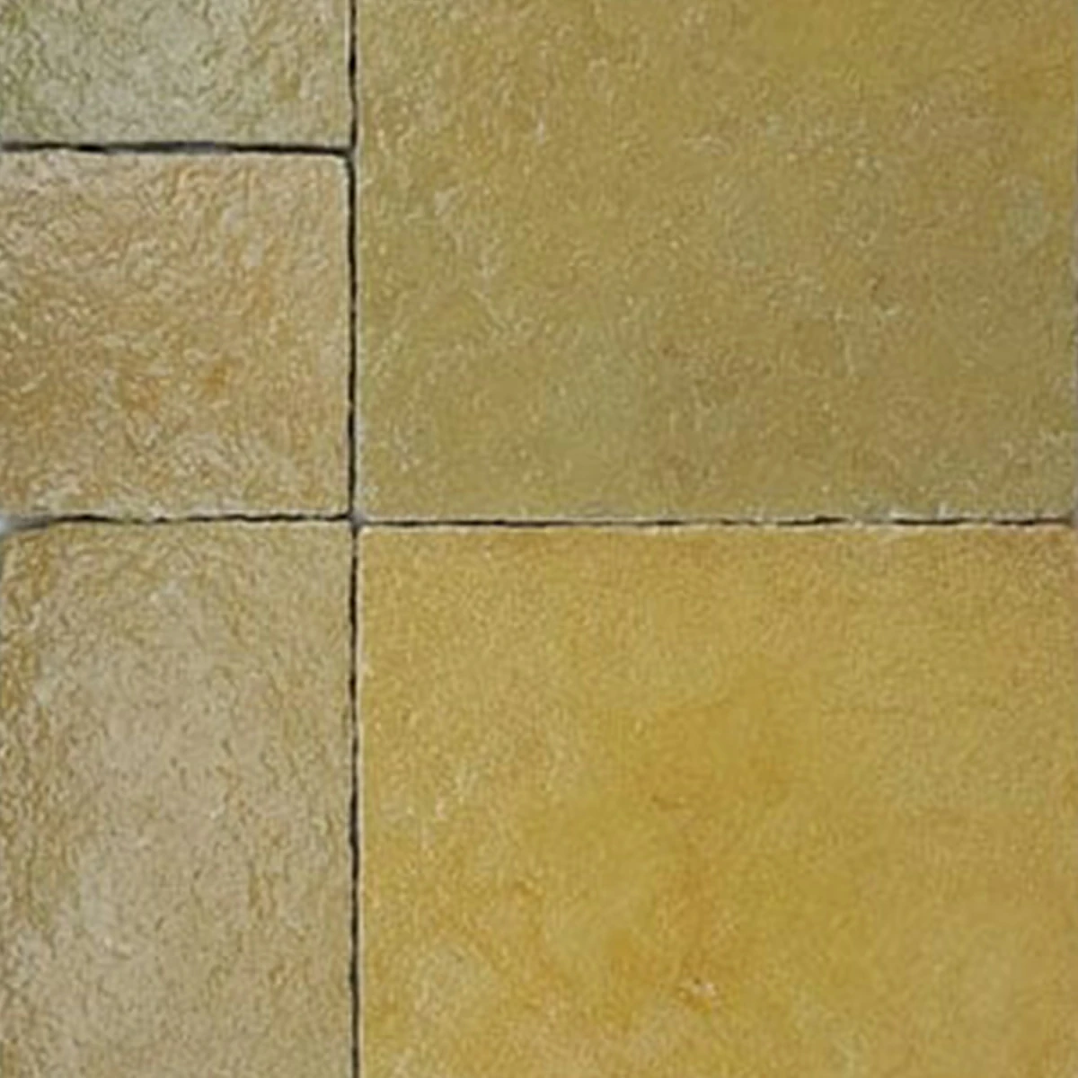 Yellow Indian Limestone Paving Slabs - Tumbled - 600x900 - 22mm