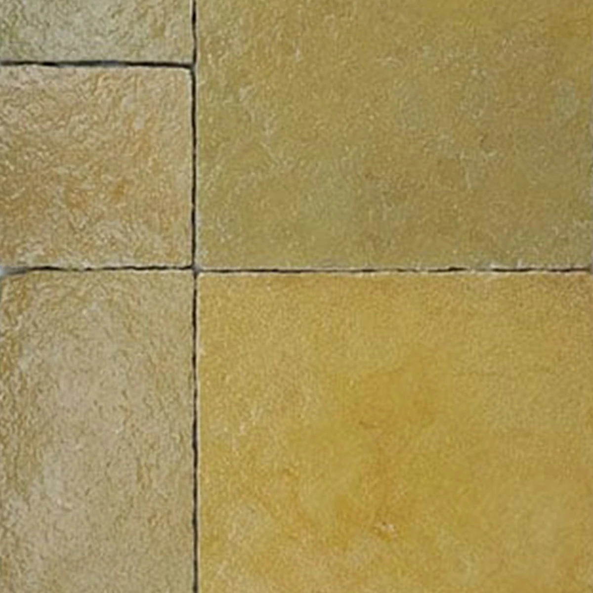 Yellow Indian Limestone Paving Slabs - Tumbled - Patio Kit - 22mm