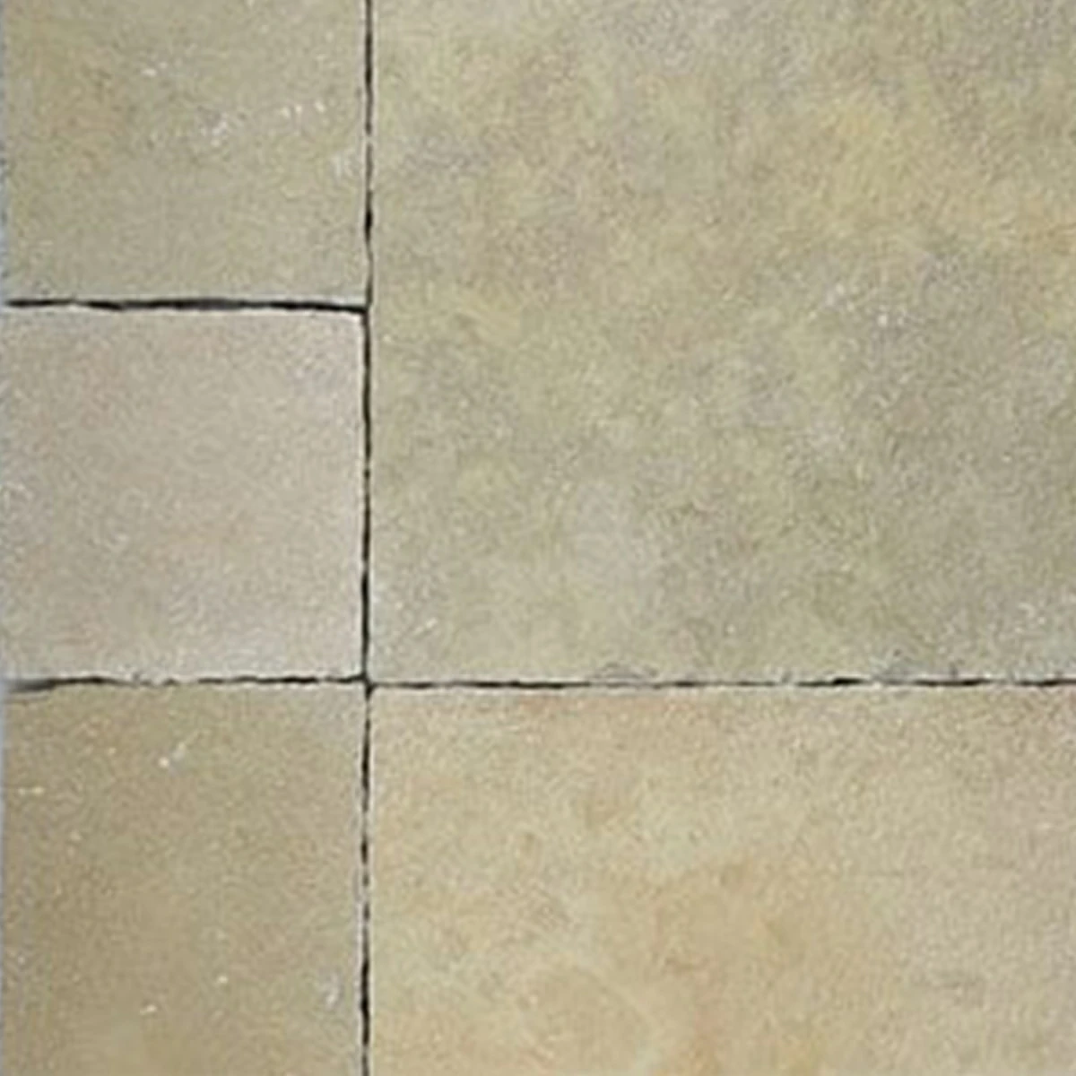 Yellow Indian Limestone Paving Slabs - Tumbled - Patio Kit - 22mm