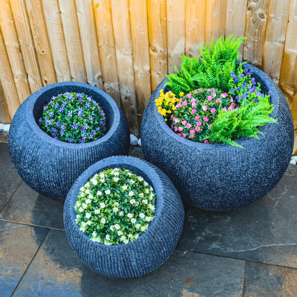 Zen Pebble Luxury Fibreglass Planters