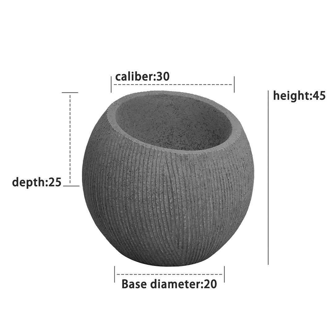 Zen Pebble Luxury Fibreglass Planters