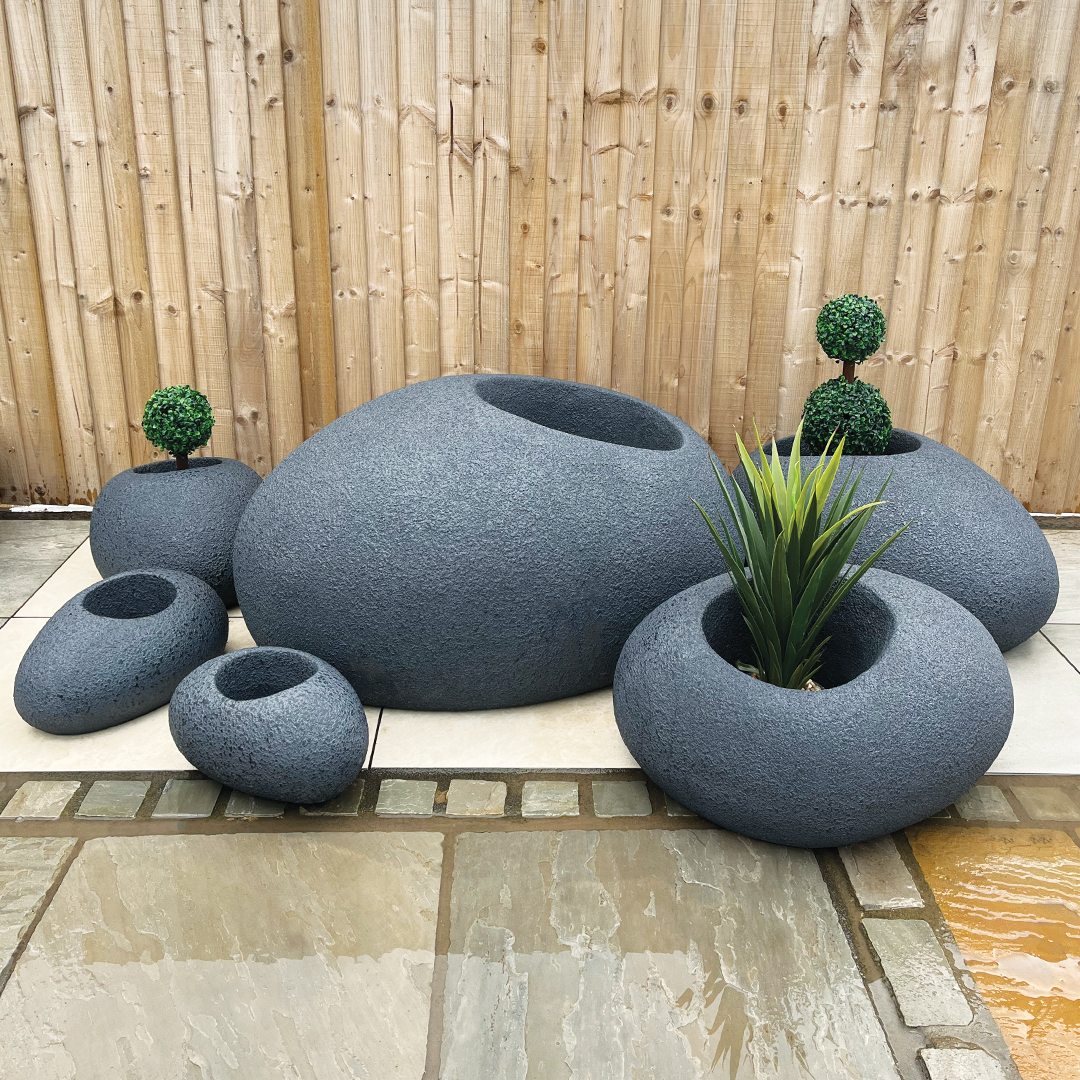 Zen Pebble Luxury Fibreglass Planters
